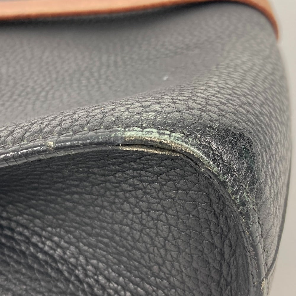 HERMES Business bag Fjord black Bag Etrivert document mens Used Authentic