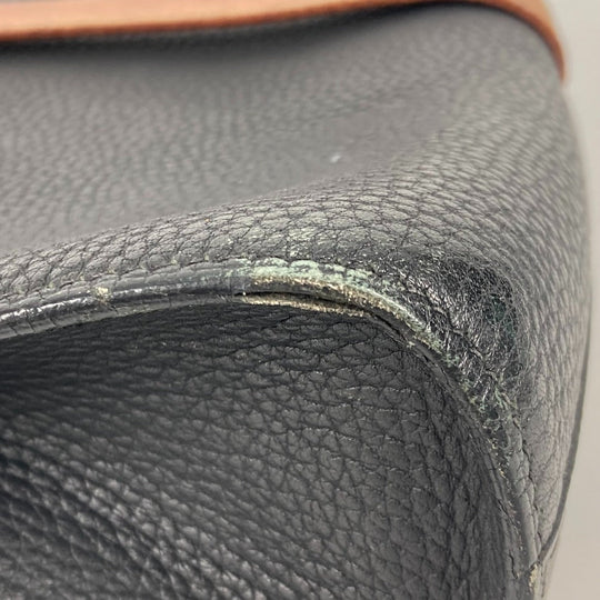 HERMES Business bag Fjord black Bag Etrivert document mens Used Authentic