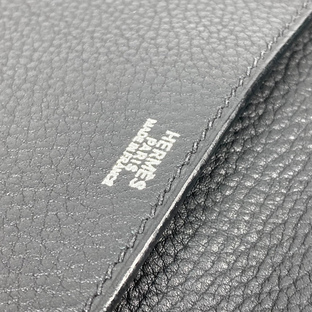HERMES Business bag Fjord black Bag Etrivert document mens Used Authentic