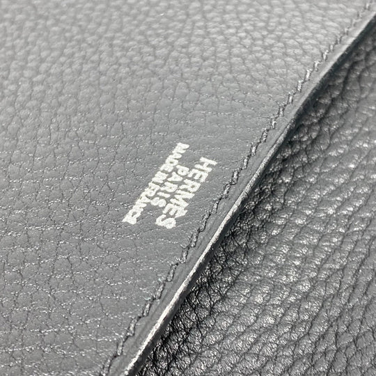 HERMES Business bag Fjord black Bag Etrivert document mens Used Authentic
