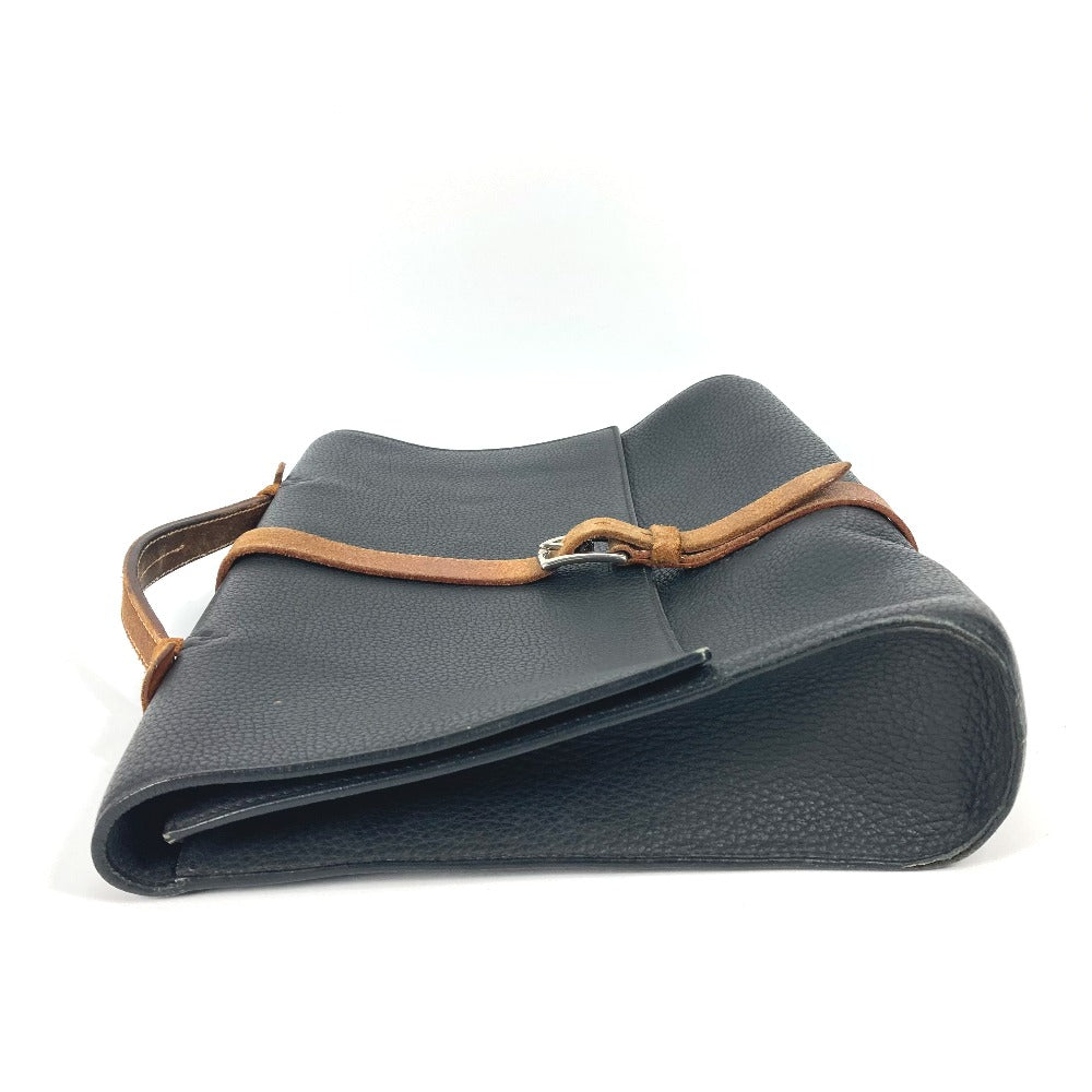 HERMES Business bag Fjord black Bag Etrivert document mens Used Authentic