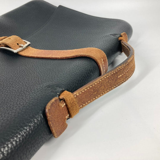 HERMES Business bag Fjord black Bag Etrivert document mens Used Authentic