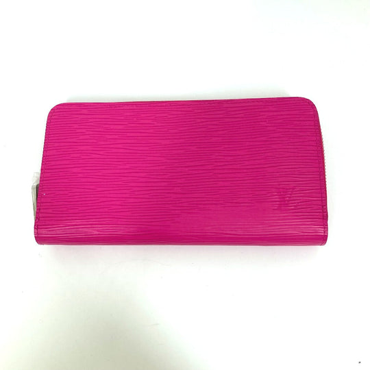 LOUIS VUITTON Long Wallet Purse M82050 Epi Leather pink Epi Zippy wallet Women Used Authentic