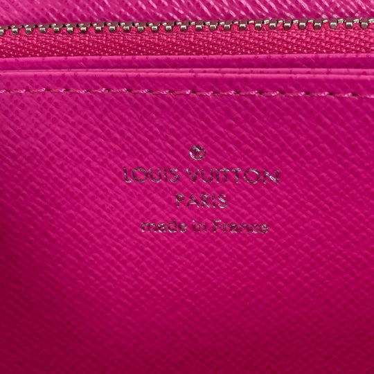 LOUIS VUITTON Long Wallet Purse M82050 Epi Leather pink Epi Zippy wallet Women Used Authentic