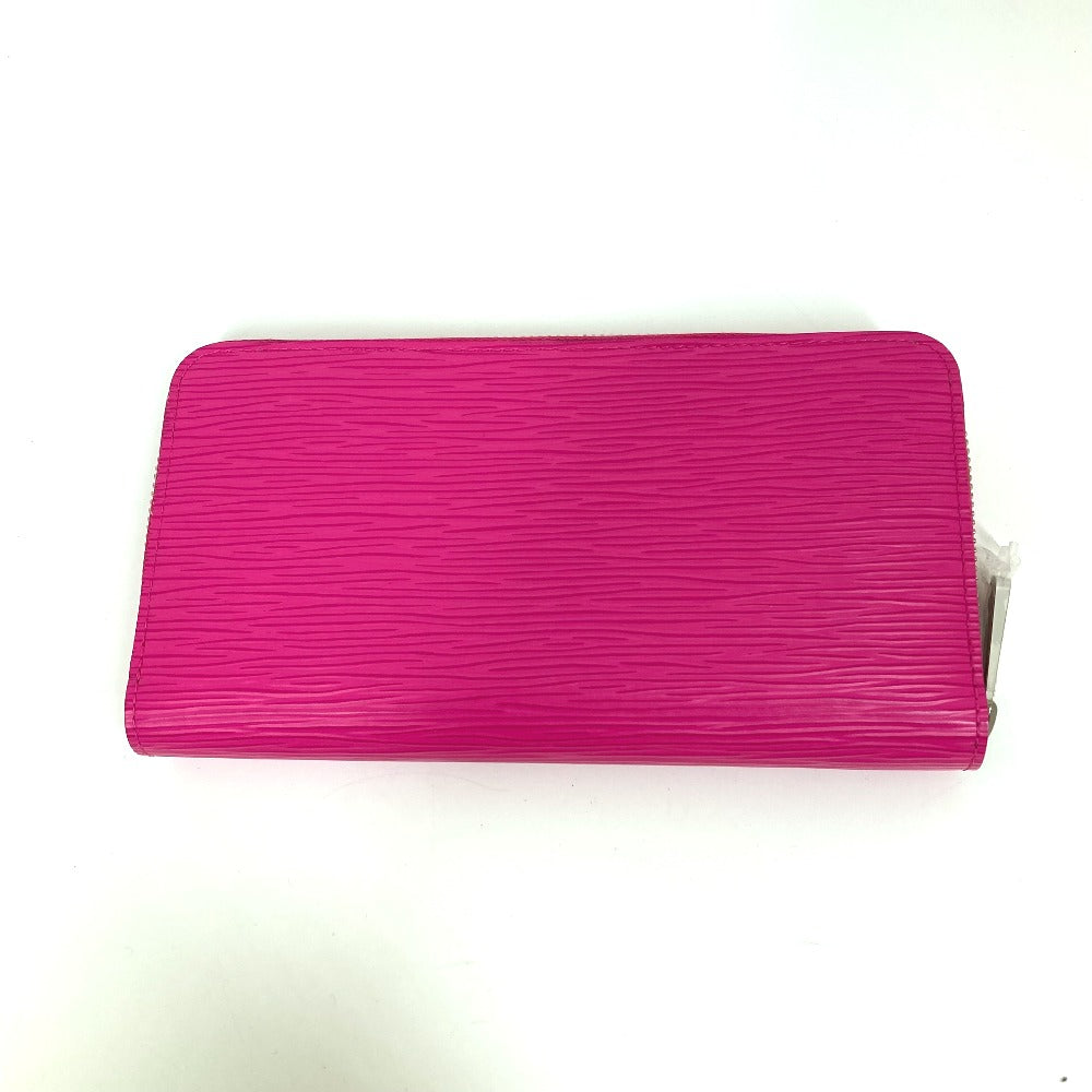 LOUIS VUITTON Long Wallet Purse M82050 Epi Leather pink Epi Zippy wallet Women Used Authentic