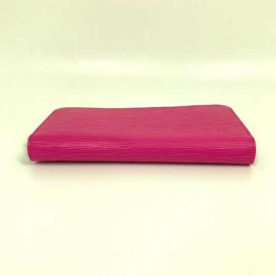 LOUIS VUITTON Long Wallet Purse M82050 Epi Leather pink Epi Zippy wallet Women Used Authentic