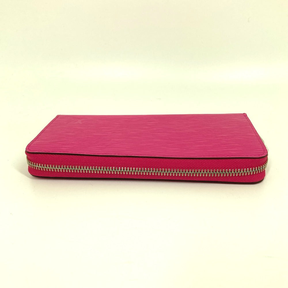 LOUIS VUITTON Long Wallet Purse M82050 Epi Leather pink Epi Zippy wallet Women Used Authentic