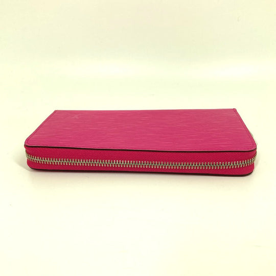 LOUIS VUITTON Long Wallet Purse M82050 Epi Leather pink Epi Zippy wallet Women Used Authentic