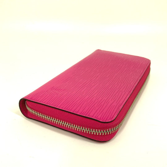 LOUIS VUITTON Long Wallet Purse M82050 Epi Leather pink Epi Zippy wallet Women Used Authentic