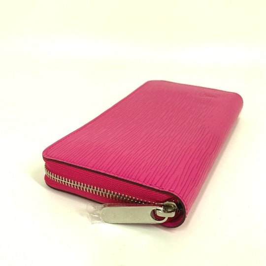 LOUIS VUITTON Long Wallet Purse M82050 Epi Leather pink Epi Zippy wallet Women Used Authentic