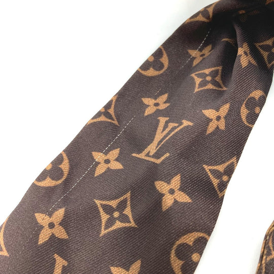 LOUIS VUITTON charm M01354 silk Brown Monogram Bag Charm/Chain Fural Women Used Authentic