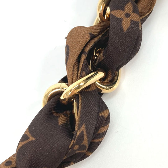 LOUIS VUITTON charm M01354 silk Brown Monogram Bag Charm/Chain Fural Women Used Authentic