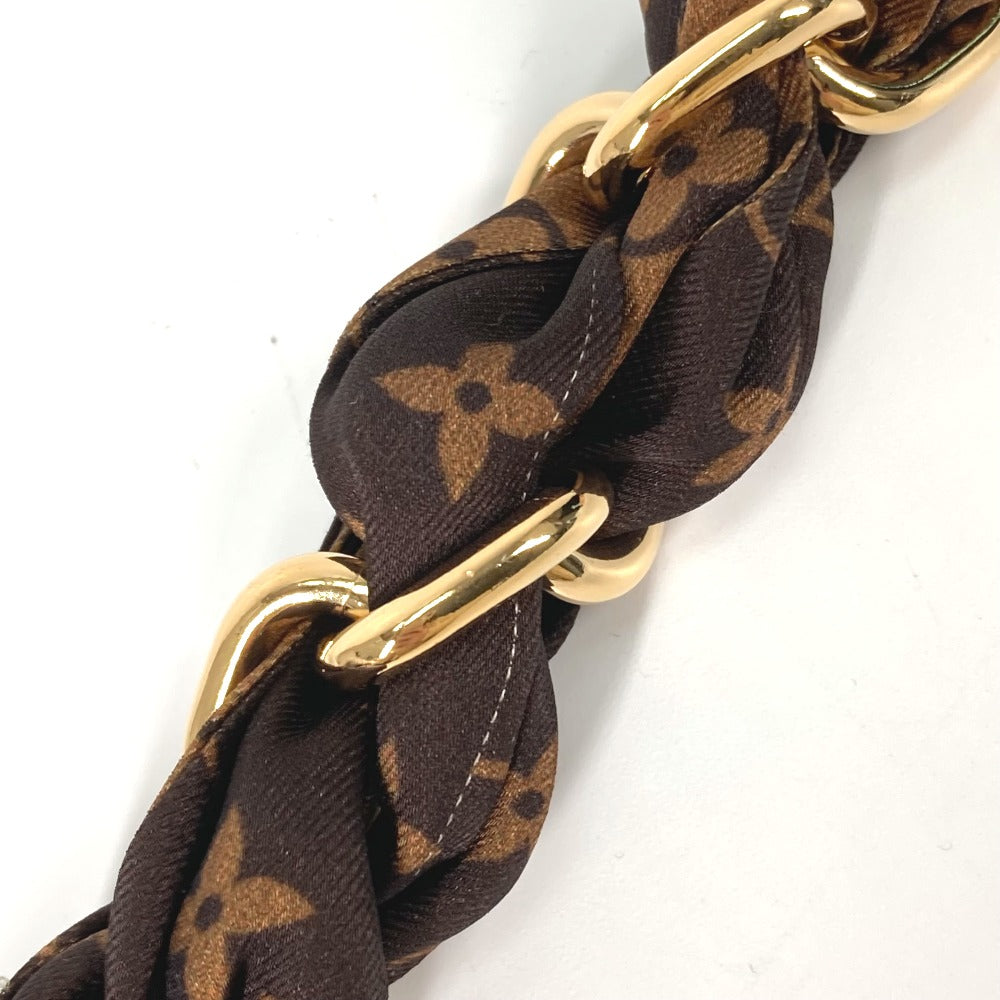 LOUIS VUITTON charm M01354 silk Brown Monogram Bag Charm/Chain Fural Women Used Authentic