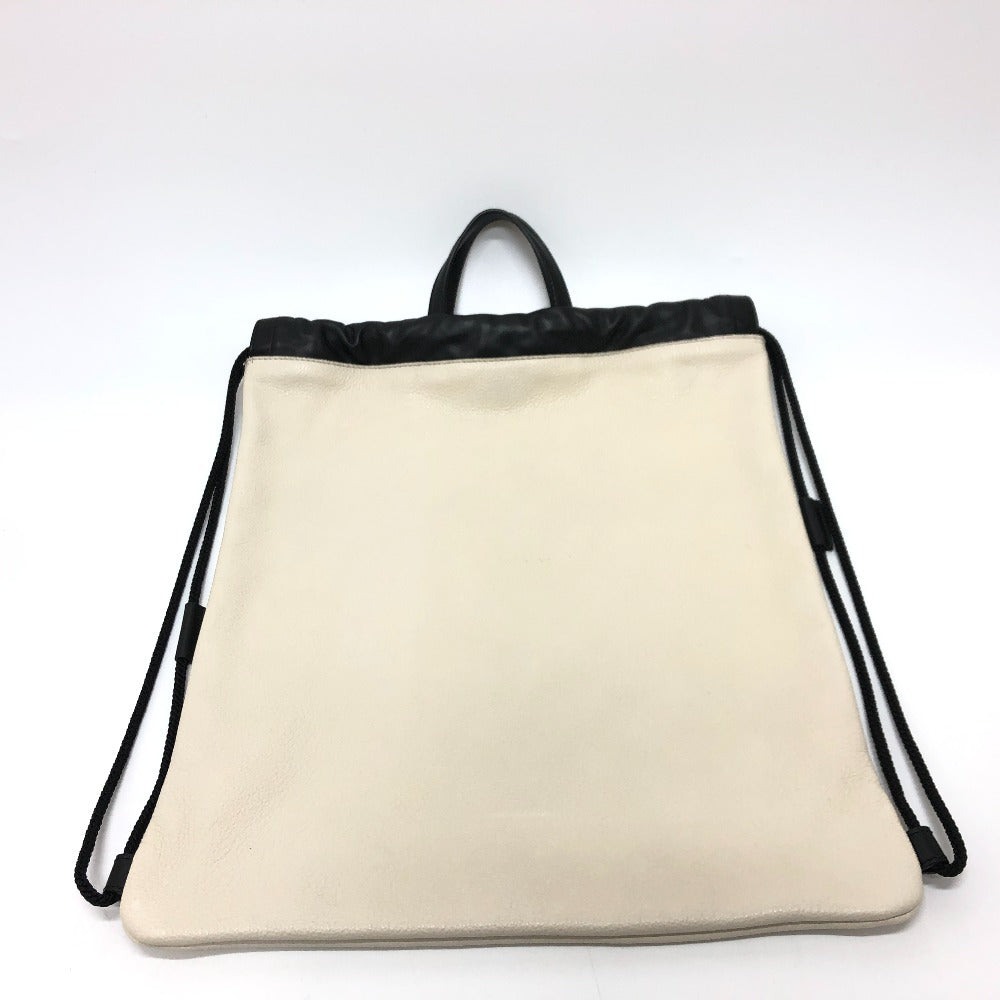 GUCCI Backpack 494053 leather White type Coco capitan Drawstring Women(Unisex) Used Authentic