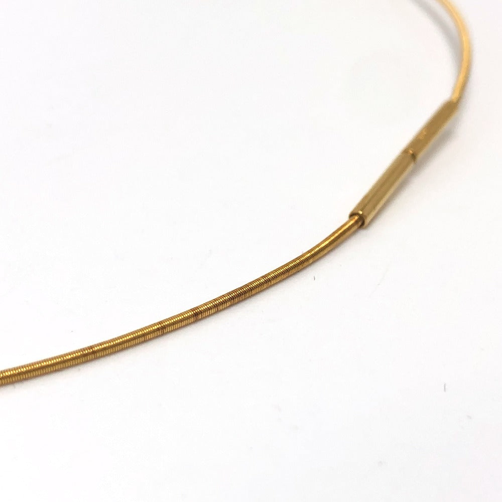 HERMES Necklace lacquer purple H cube Cardue Ash Women Used Authentic