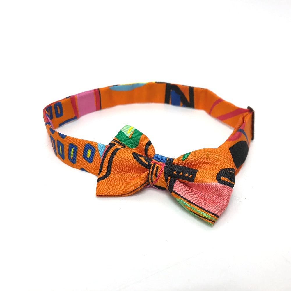 HERMES tie silk multicolor Noupapillon mens Used Authentic