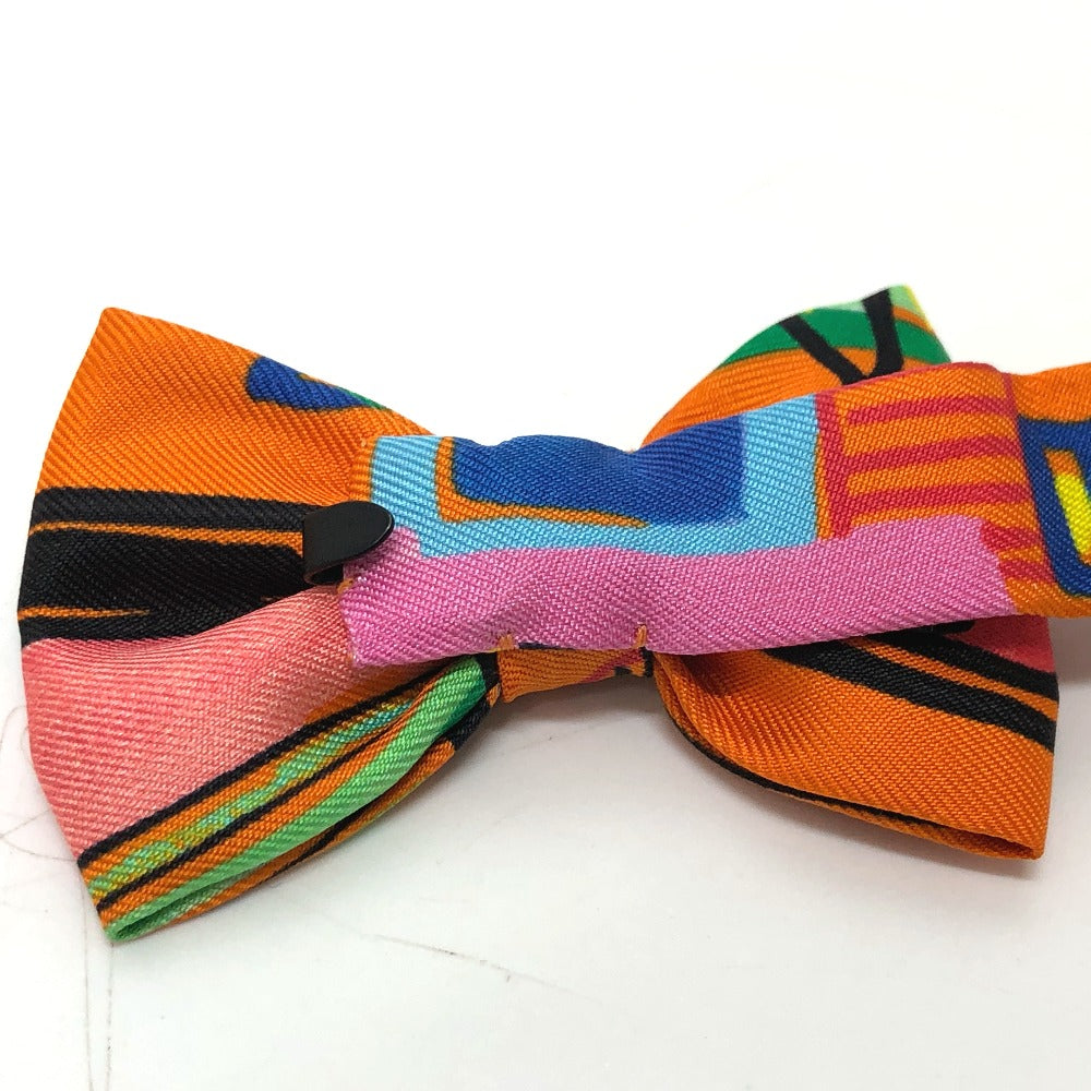 HERMES tie silk multicolor Noupapillon mens Used Authentic