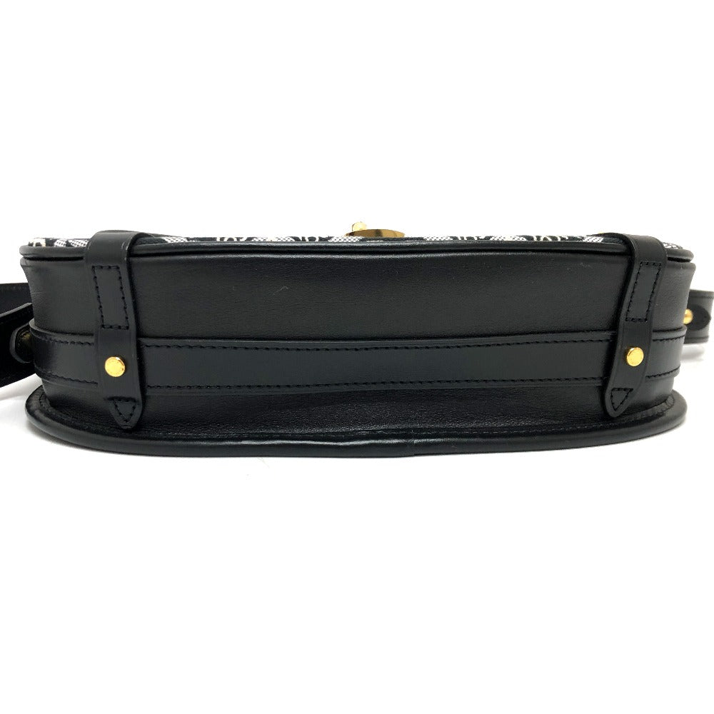 LOUIS VUITTON Shoulder Bag M57488 Canvas / leather Black / Navy Since1854 Neo Saumur MM Women Used Authentic