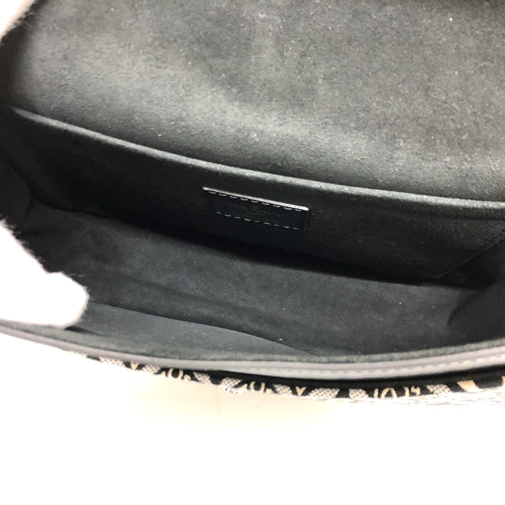 LOUIS VUITTON Shoulder Bag M57488 Canvas / leather Black / Navy Since1854 Neo Saumur MM Women Used Authentic
