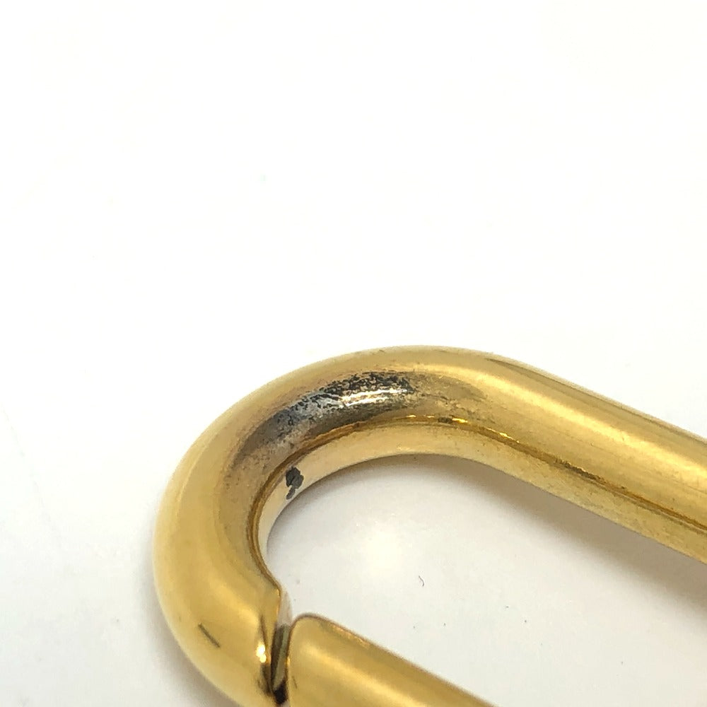 LOUIS VUITTON key ring M68657 leather Brown portocre monogram check Key ring Women Used Authentic