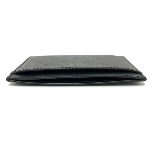 CELINE Card Case 10B702BQ4.38NO PVC / Leather black Triomphe