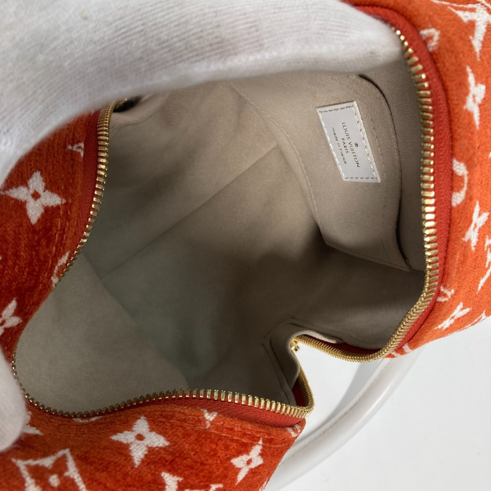 LOUIS VUITTON Handbag M46212 Velvet, Leather Orange LV Match Square Bag Women Used Authentic