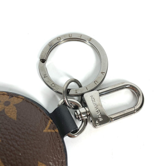 LOUIS VUITTON Bag charm M68307 Monogram canvas Blue x brown Monogram portocle padid Women Used Authentic