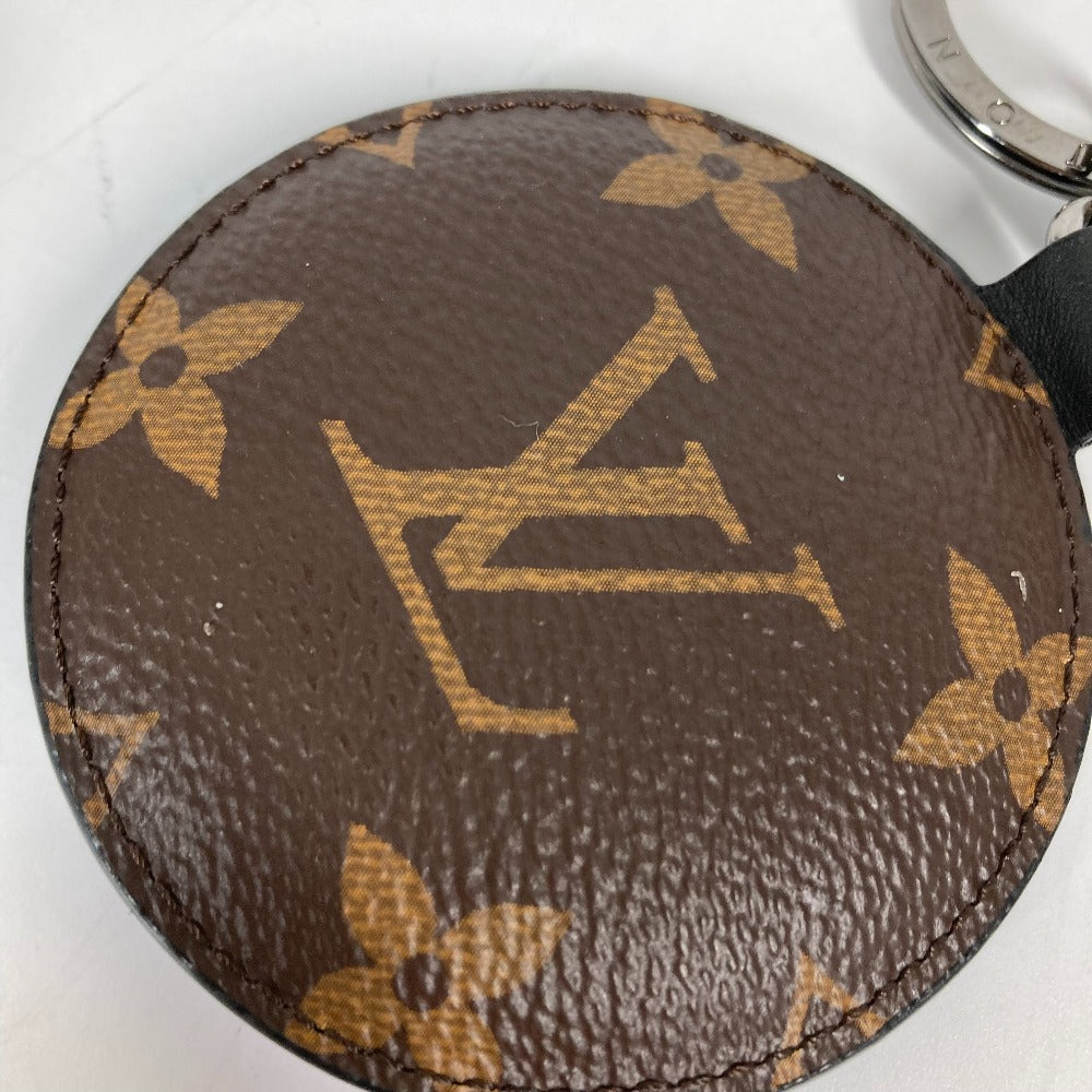 LOUIS VUITTON Bag charm M68307 Monogram canvas Blue x brown Monogram portocle padid Women Used Authentic