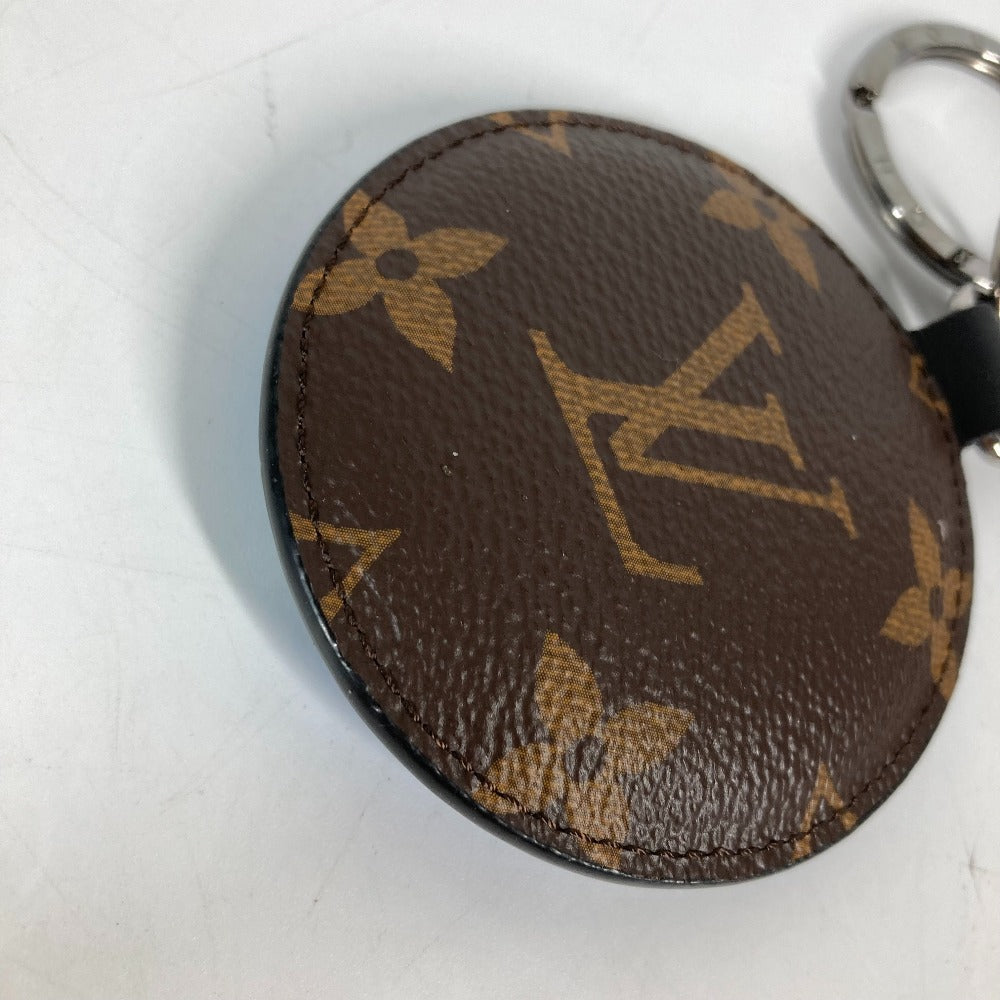 LOUIS VUITTON Bag charm M68307 Monogram canvas Blue x brown Monogram portocle padid Women Used Authentic