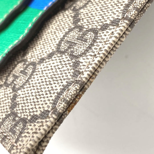 GUCCI Clutch bag 550781 GG Supreme Canvas beige GG Supreme Butterfly Women Used Authentic