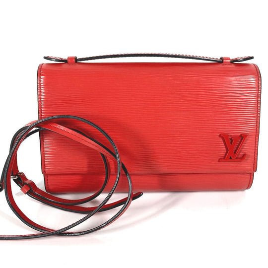 LOUIS VUITTON Shoulder Bag M54538 Epi Leather Red Epi Clerry Women Used Authentic