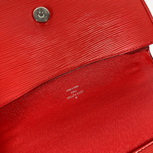 LOUIS VUITTON Shoulder Bag M54538 Epi Leather Red Epi Clerry Women Used Authentic