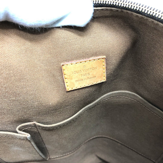 LOUIS VUITTON Tote Bag M53013 Damier canvas Brown Hippo Bobour Women Secondhand Authentic