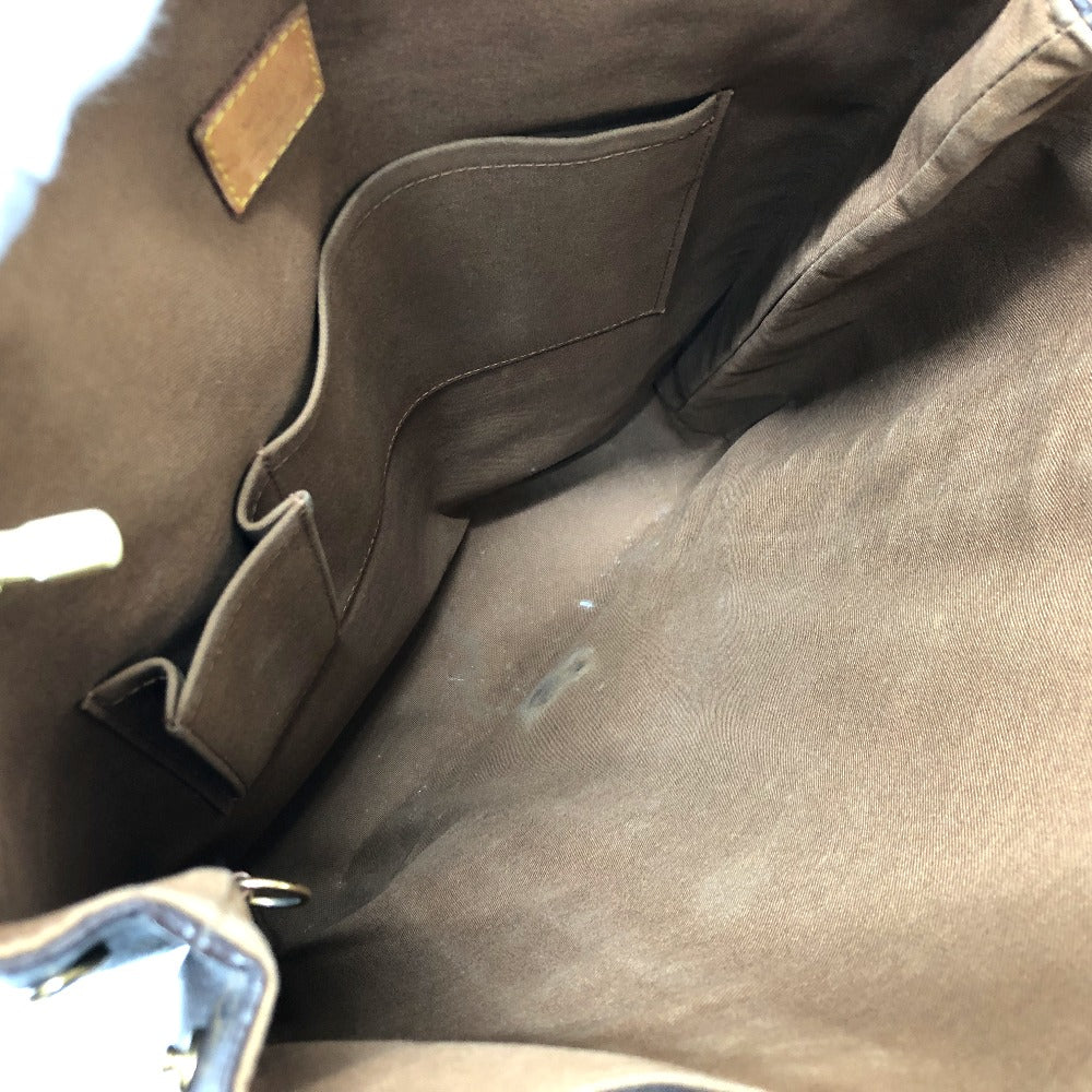 LOUIS VUITTON Tote Bag M53013 Damier canvas Brown Hippo Bobour Women Secondhand Authentic