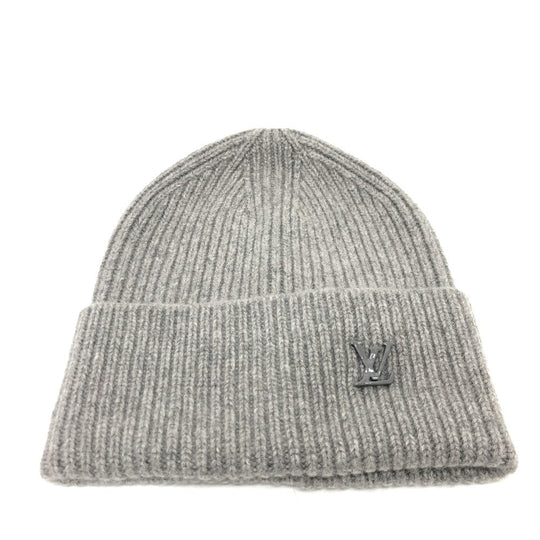 LOUIS VUITTON Knit hat MP3248 knit gray Bonnet LV Ahead 1.1 Women(Unisex) Used Authentic