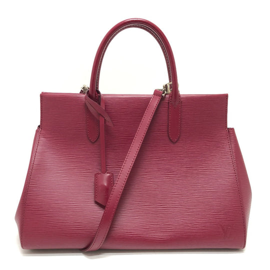 LOUIS VUITTON Handbag M94612 Epi Leather SilverMetal Marley MM Women Used Authentic