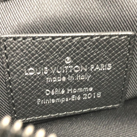 LOUIS VUITTON Tote Bag M31009 Taiga Leather Aldoise Hippo Light mens Used Authentic