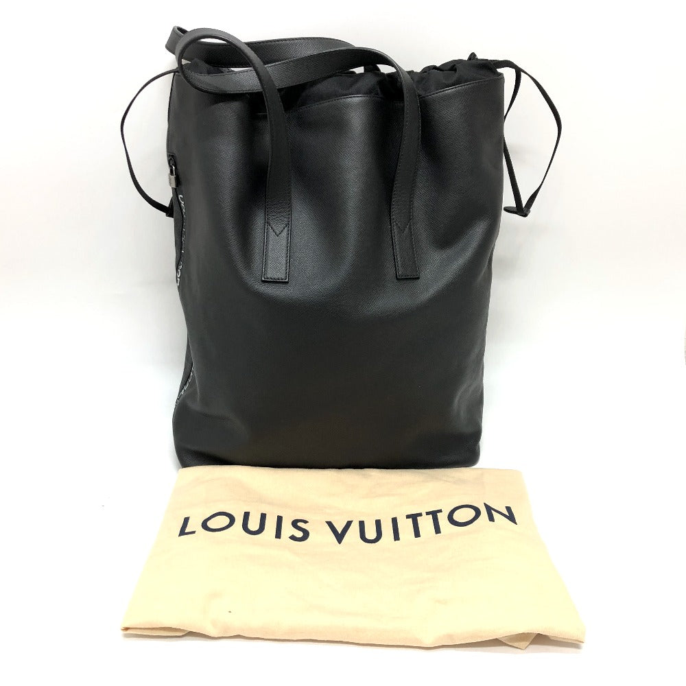 LOUIS VUITTON Tote Bag M31009 Taiga Leather Aldoise Hippo Light mens Used Authentic