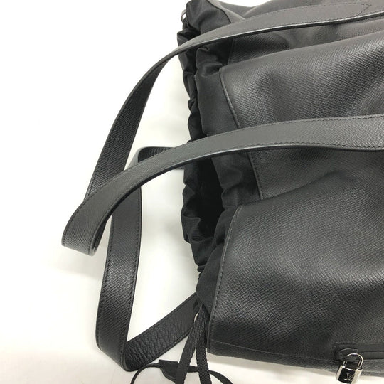 LOUIS VUITTON Tote Bag M31009 Taiga Leather Aldoise Hippo Light mens Used Authentic