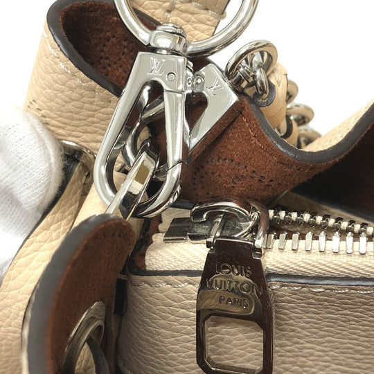 LOUIS VUITTON Tote Bag M59203 Calf leather SilverMetal Mahina Bella Women Used Authentic