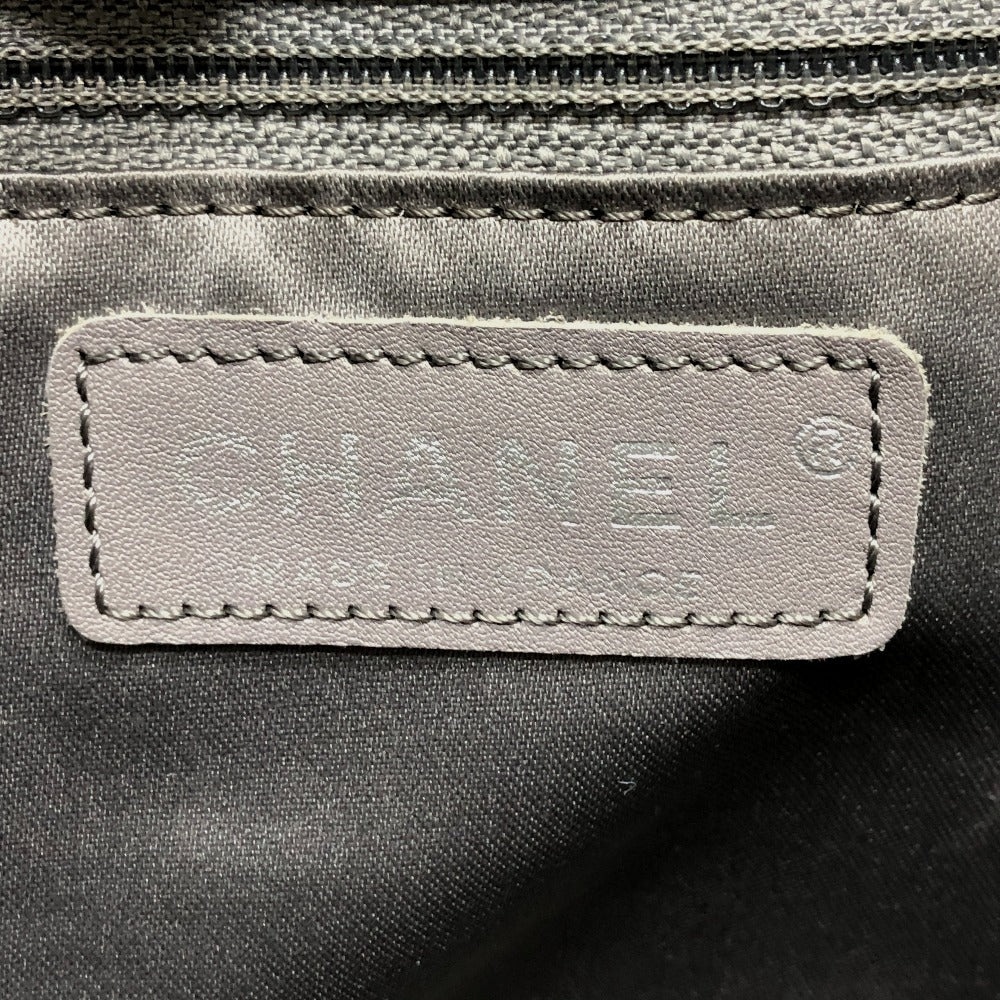CHANEL Tote Bag A47155 Plastics black WChain Fanny Tweed Matelasse CC COCO Mark Women Used Authentic