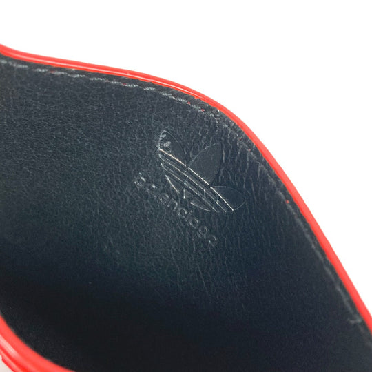 BALENCIAGA Card Case 721895 leather Red Adidas adidas collaboration