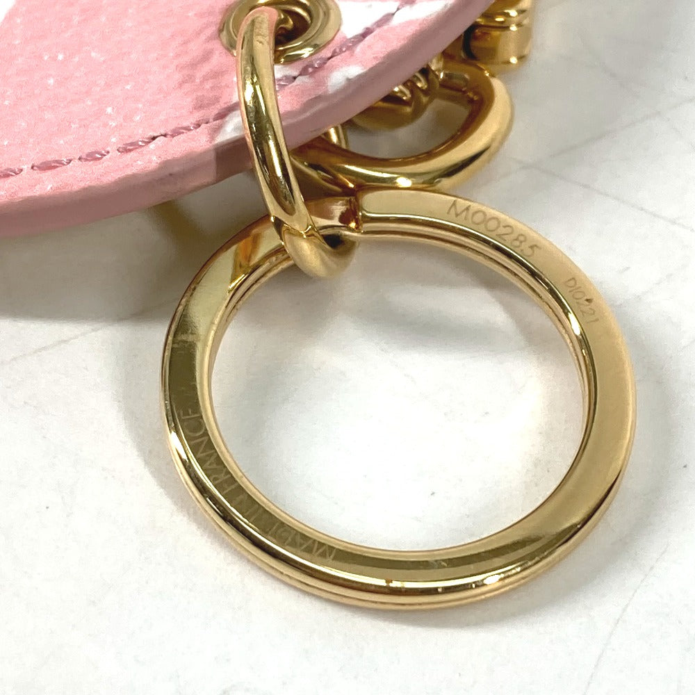 LOUIS VUITTON key ring M00285 Monogram canvas pink Monogram flower Portocles Illustrious Women Used Authentic