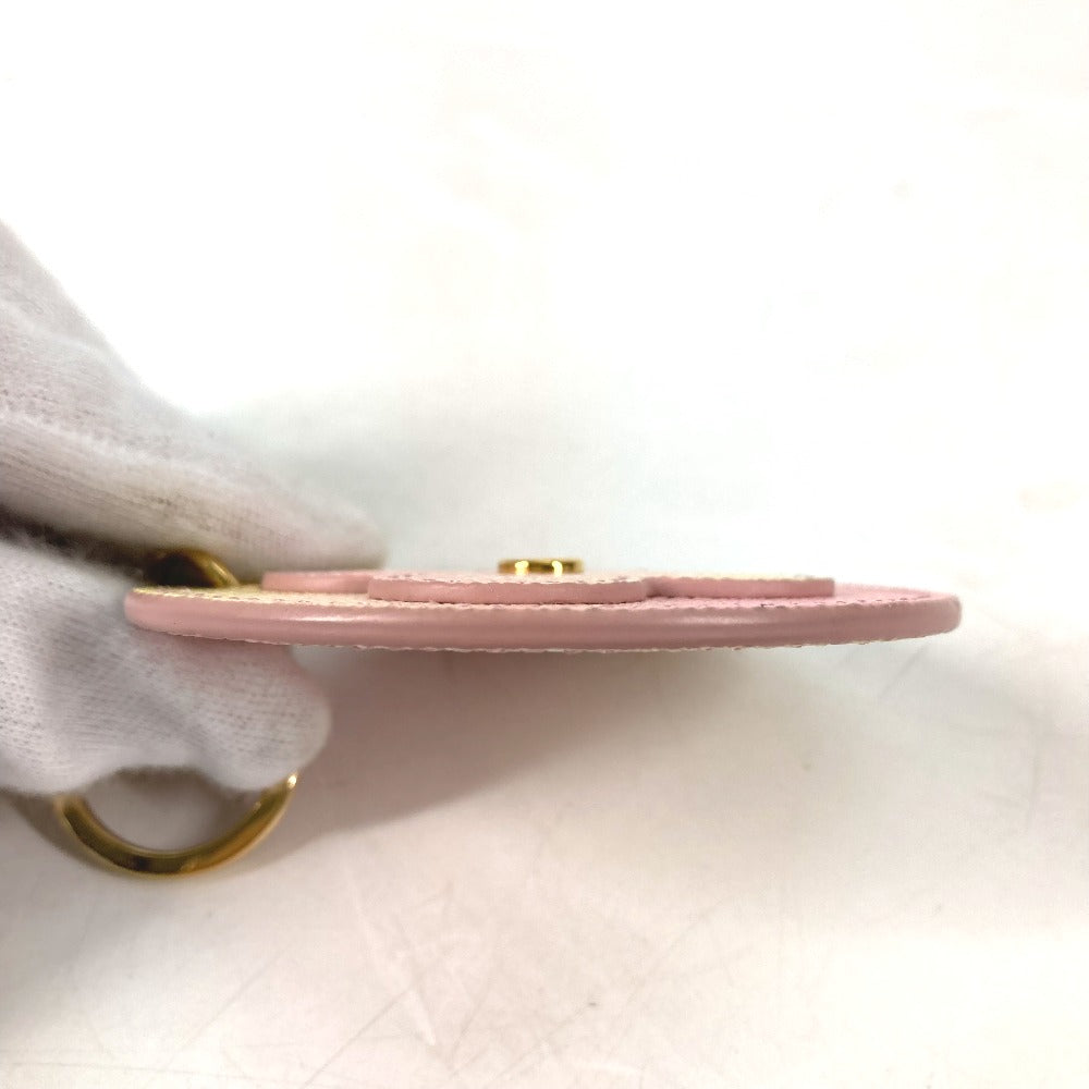 LOUIS VUITTON key ring M00285 Monogram canvas pink Monogram flower Portocles Illustrious Women Used Authentic