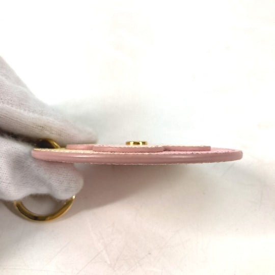 LOUIS VUITTON key ring M00285 Monogram canvas pink Monogram flower Portocles Illustrious Women Used Authentic