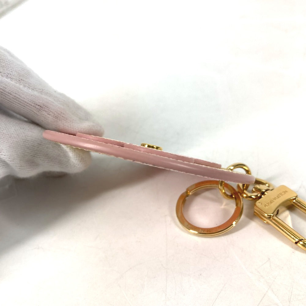 LOUIS VUITTON key ring M00285 Monogram canvas pink Monogram flower Portocles Illustrious Women Used Authentic
