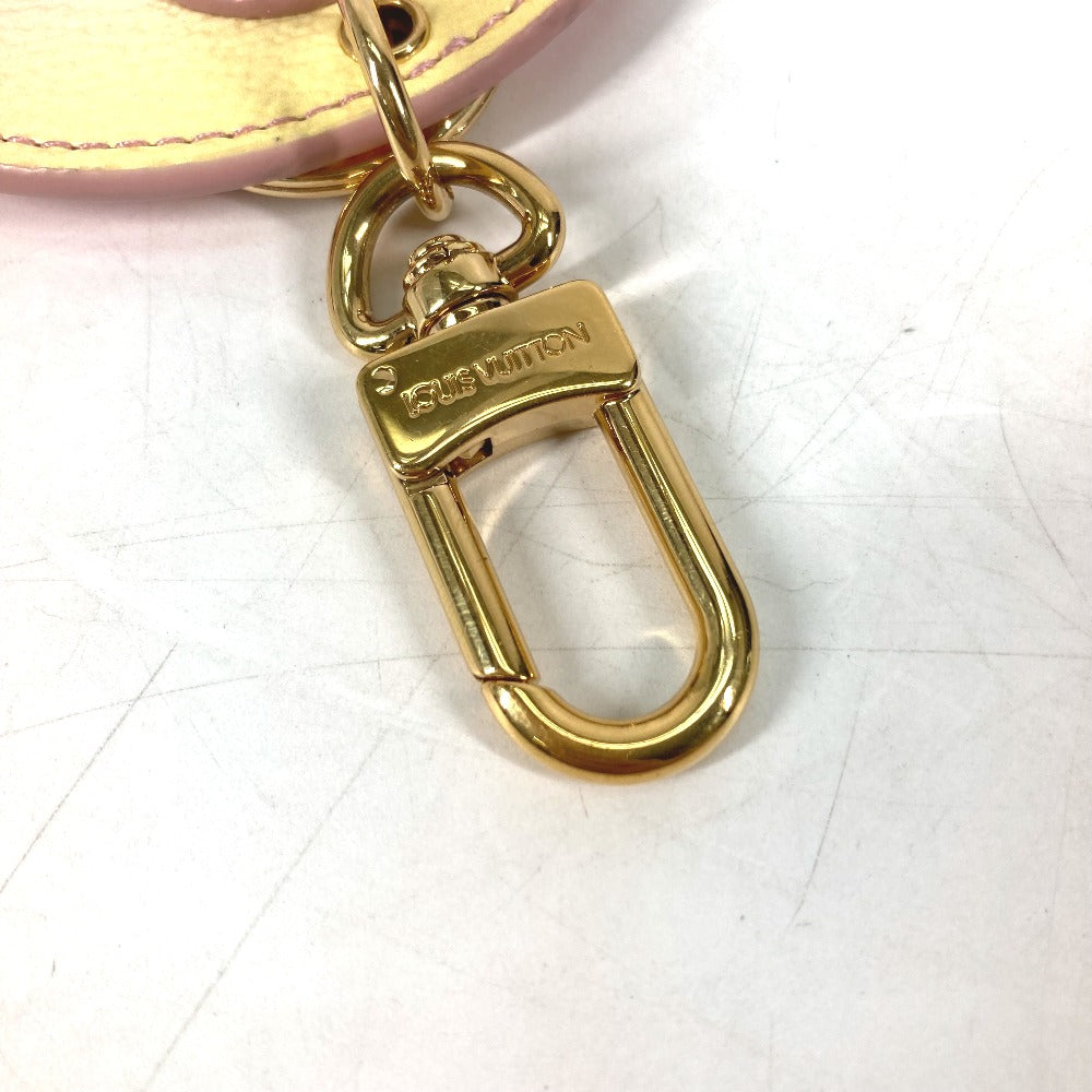 LOUIS VUITTON key ring M00285 Monogram canvas pink Monogram flower Portocles Illustrious Women Used Authentic