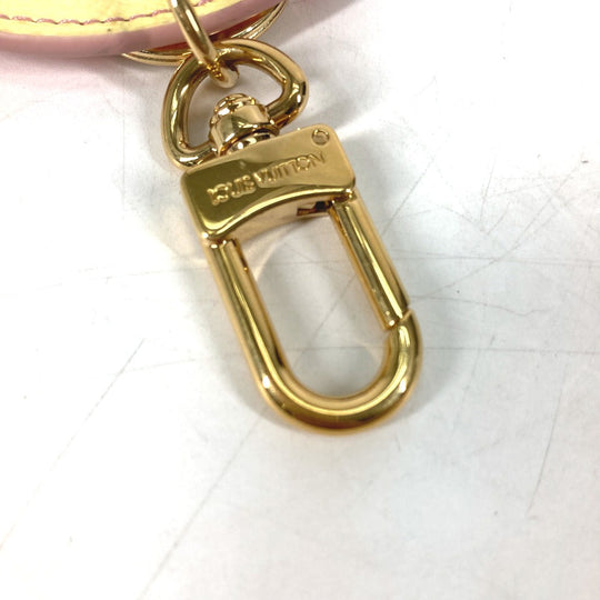 LOUIS VUITTON key ring M00285 Monogram canvas pink Monogram flower Portocles Illustrious Women Used Authentic