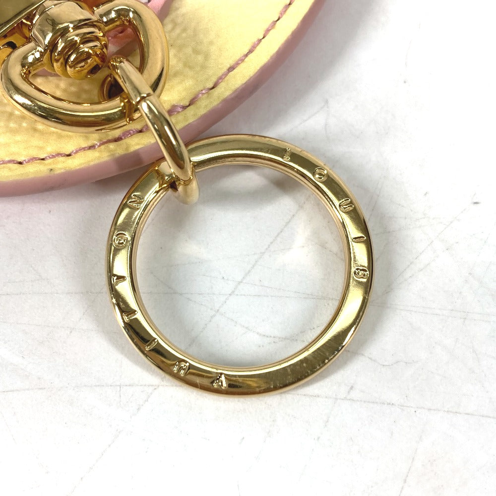 LOUIS VUITTON key ring M00285 Monogram canvas pink Monogram flower Portocles Illustrious Women Used Authentic