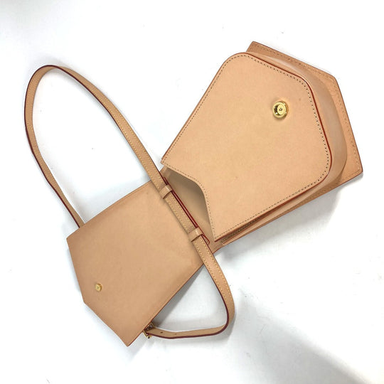 LOUIS VUITTON Shoulder Bag M22368 Nume leather beige Keybell XL PM Women Used Authentic